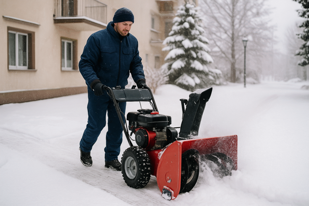 Schneeräumen in Tirol